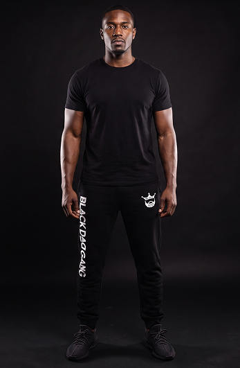 Black Dad Gang Joggers
