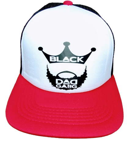 Copy of Red, white and black BDG trucker snapback