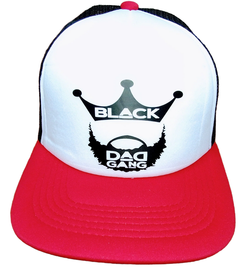Copy of Red, white and black BDG trucker snapback