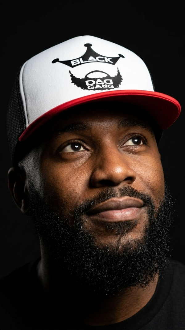 Copy of Red, white and black BDG trucker snapback