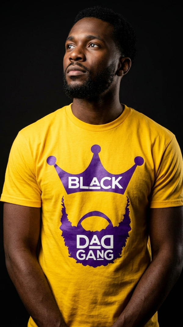 Gold and Purple BDG TEE Shirt