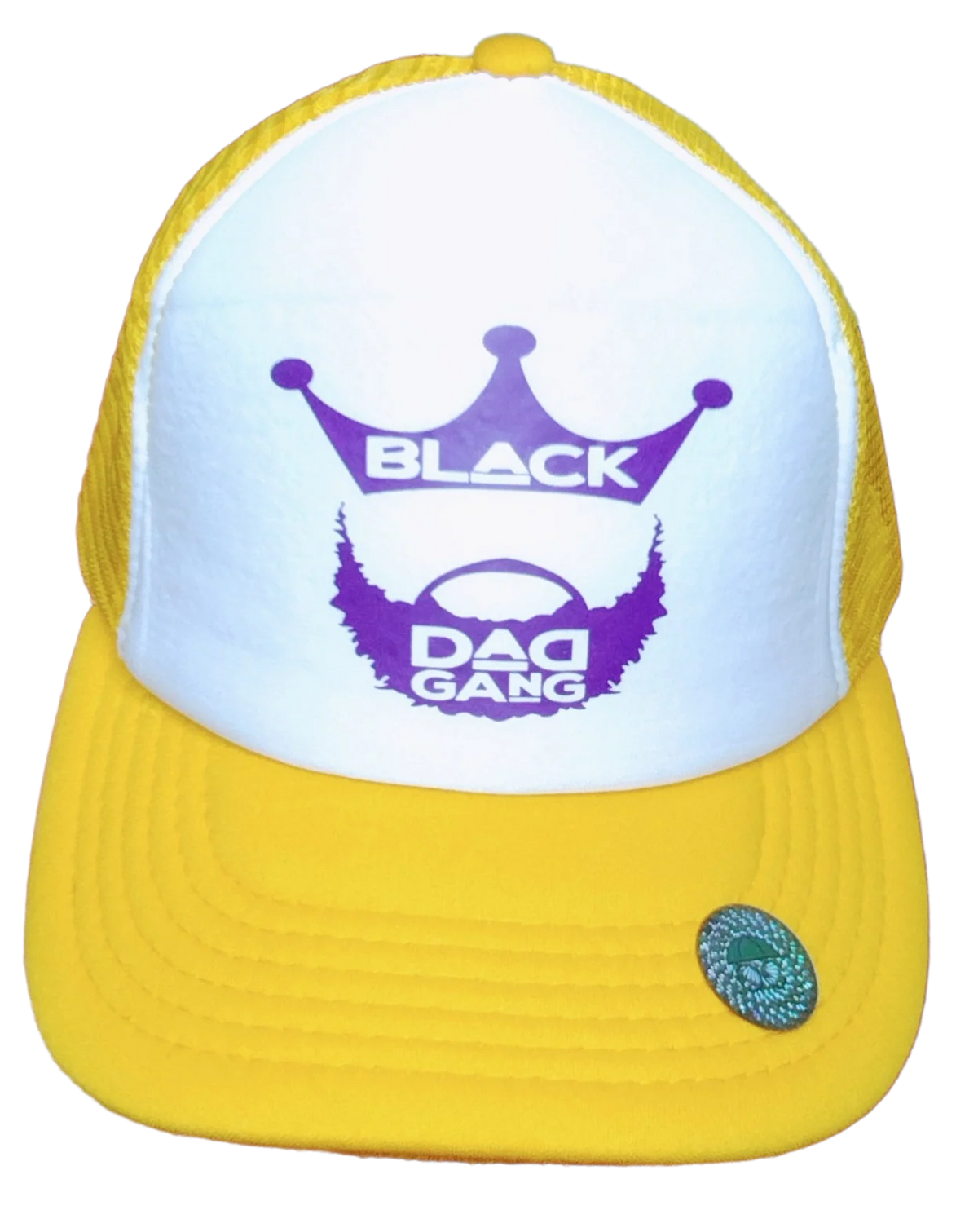 Gold ,White and Purple Black dad hat