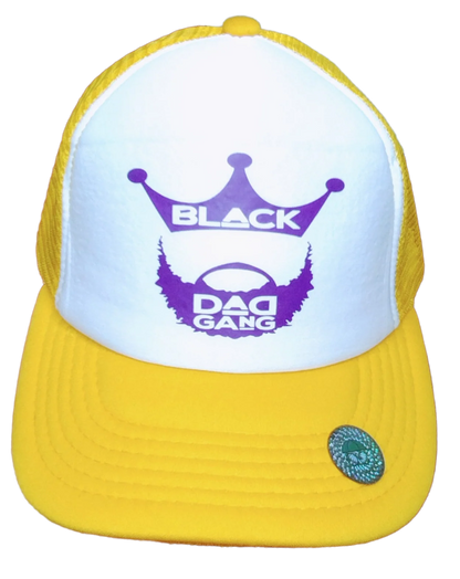 Gold ,White and Purple Black dad hat